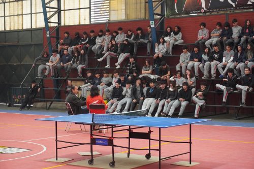 Tania Zeng dio Clínica de Tenis de Mesa en nuestro colegio