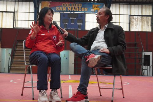 Tania Zeng dio Clínica de Tenis de Mesa en nuestro colegio