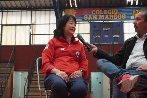 Tania Zeng dio Clínica de Tenis de Mesa en nuestro colegio