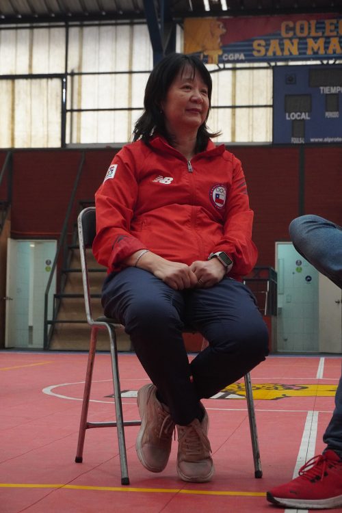 Tania Zeng dio Clínica de Tenis de Mesa en nuestro colegio