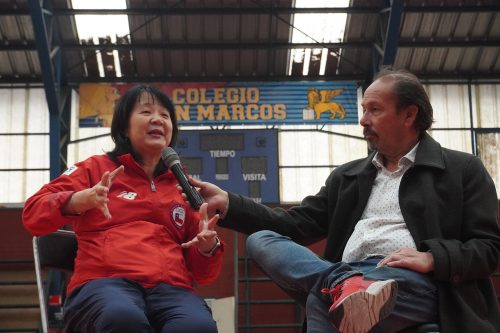 Tania Zeng dio Clínica de Tenis de Mesa en nuestro colegio