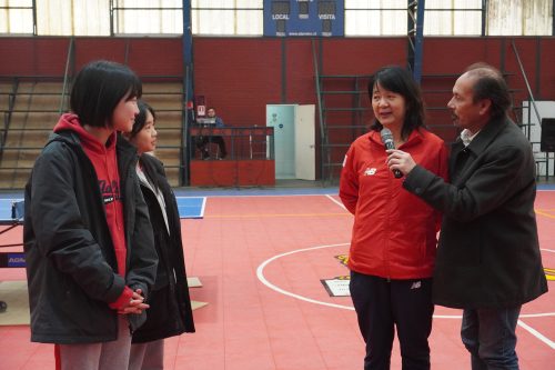 Tania Zeng dio Clínica de Tenis de Mesa en nuestro colegio