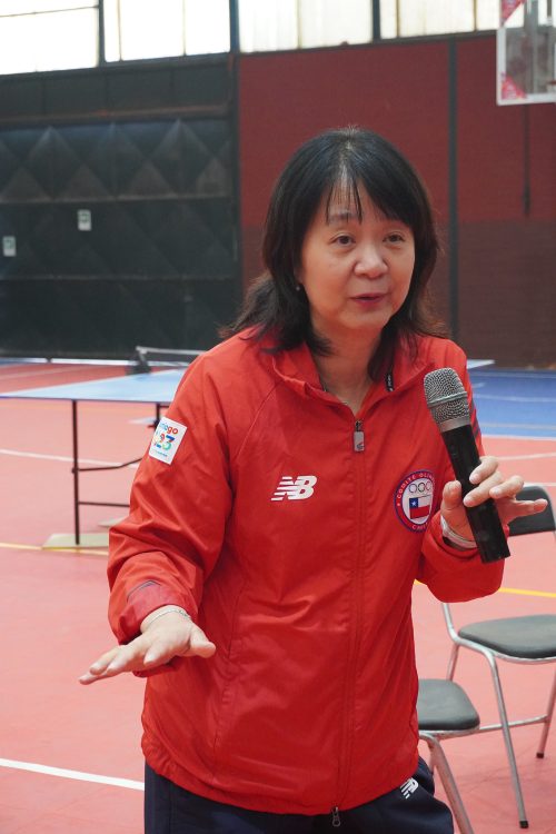 Tania Zeng dio Clínica de Tenis de Mesa en nuestro colegio