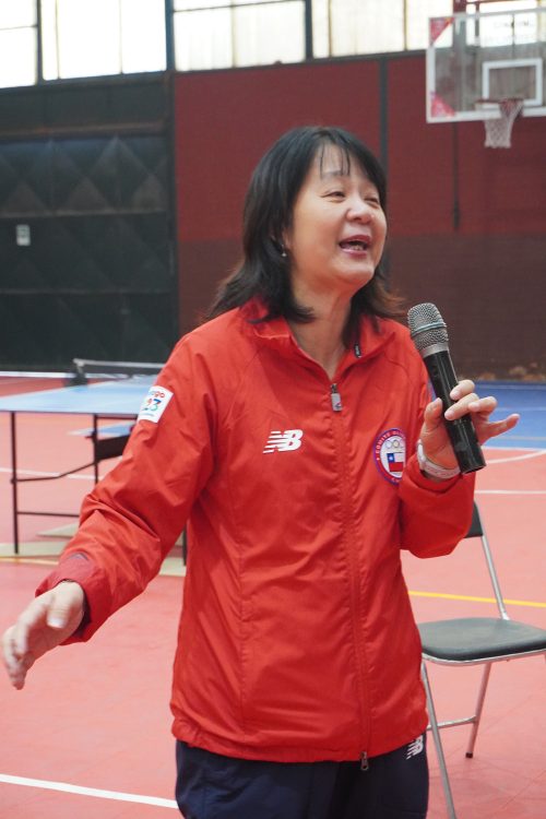 Tania Zeng dio Clínica de Tenis de Mesa en nuestro colegio