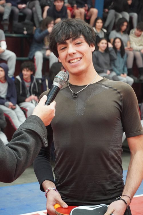 Tania Zeng dio Clínica de Tenis de Mesa en nuestro colegio
