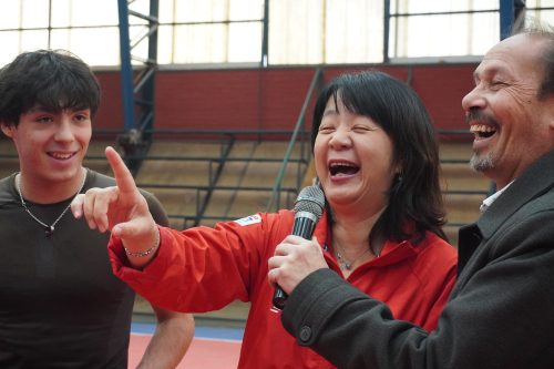 Tania Zeng dio Clínica de Tenis de Mesa en nuestro colegio