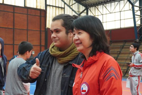 Tania Zeng dio Clínica de Tenis de Mesa en nuestro colegio