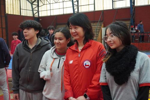 Tania Zeng dio Clínica de Tenis de Mesa en nuestro colegio