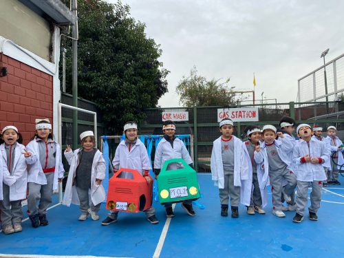 PRE ESCOLAR REALIZA ACTIVIDAD SOBRE INSTITUCIONES DE SERVICIO A  LA  COMUNIDAD