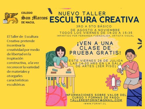 Invitación  a nuevo Taller  Extraprogramático