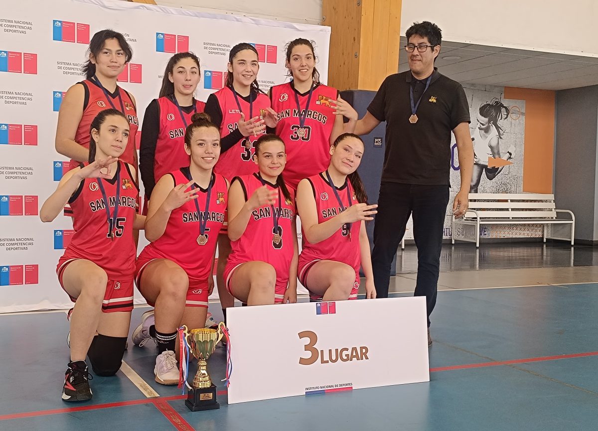 SAN  MARCOS   TERCER LUGAR  REGIONAL EN BÁSQUETBOL DAMAS JUEGOS ESCOLARES NACIONALES