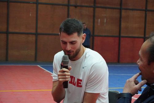 Visita de Sebastián Herrera y Clínica de Básquetbol en Colegio San Marcos de Macul