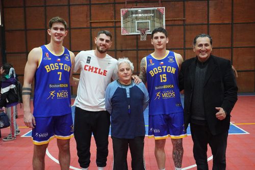 Visita de Sebastián Herrera y Clínica de Básquetbol en Colegio San Marcos de Macul