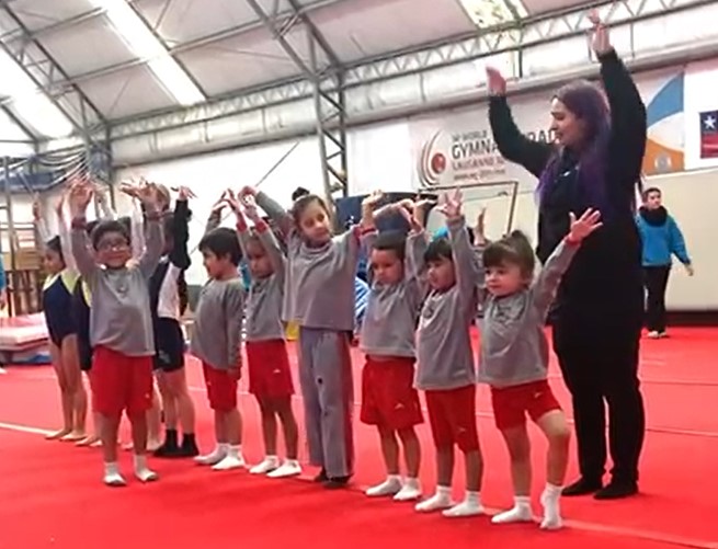 TALLER DE INICIACIÓN A LA GIMNASIA PARTICIPÓ EN ENCUENTRO  EN EL STADIO ITALIANO