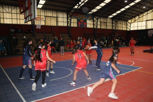 Básquetbol MIni Damas en Olimpiadas  BostonEduca