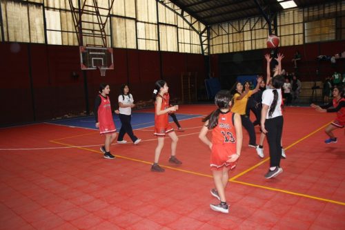 Básquetbol MIni Damas en Olimpiadas  BostonEduca