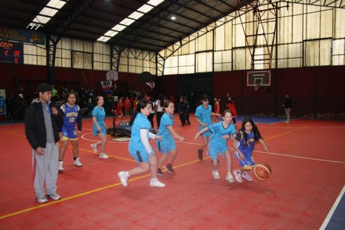Básquetbol MIni Damas en Olimpiadas  BostonEduca