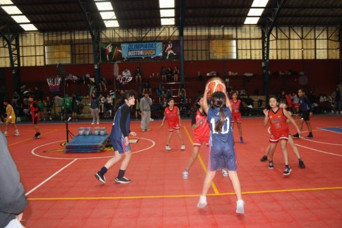 Básquetbol MIni Damas en Olimpiadas  BostonEduca