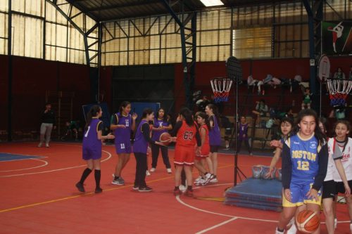 Básquetbol MIni Damas en Olimpiadas  BostonEduca
