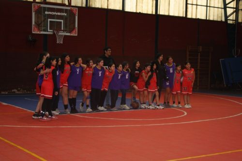 Básquetbol MIni Damas en Olimpiadas  BostonEduca