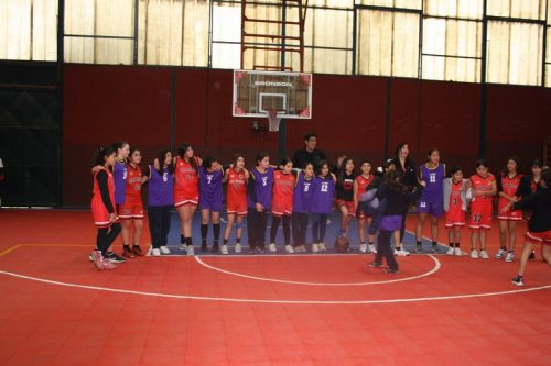 Básquetbol MIni Damas en Olimpiadas  BostonEduca