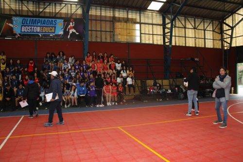 Básquetbol MIni Damas en Olimpiadas  BostonEduca