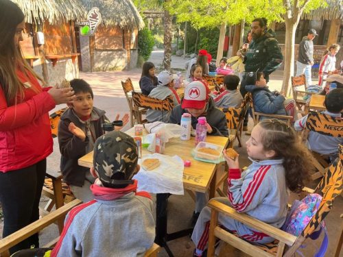 SEGUNDOS  BÁSICOS  VISITAN EL  BUIN ZOO