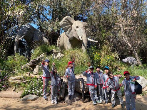 SEGUNDOS  BÁSICOS  VISITAN EL  BUIN ZOO