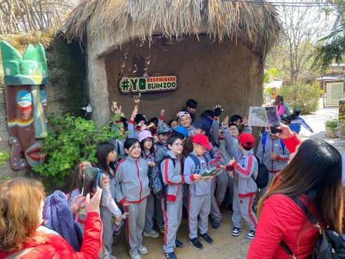 SEGUNDOS  BÁSICOS  VISITAN EL  BUIN ZOO