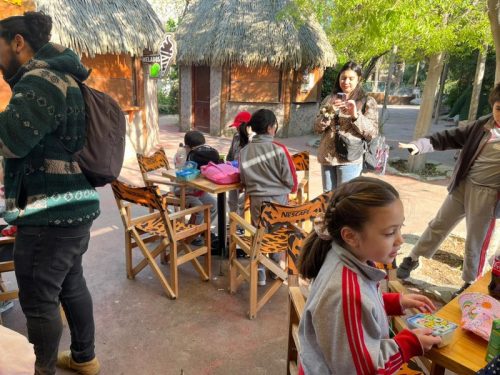 SEGUNDOS  BÁSICOS  VISITAN EL  BUIN ZOO