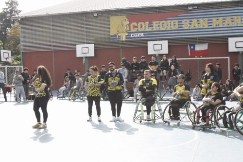 ACTIVIDAD DE  DEPORTE  ADAPTADO (HANDBOL EN  SILLA  DE RUEDAS)