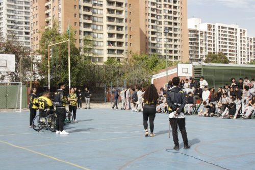 ACTIVIDAD DE  DEPORTE  ADAPTADO (HANDBOL EN  SILLA  DE RUEDAS)