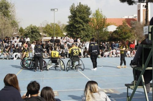 ACTIVIDAD DE  DEPORTE  ADAPTADO (HANDBOL EN  SILLA  DE RUEDAS)