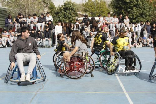 ACTIVIDAD DE  DEPORTE  ADAPTADO (HANDBOL EN  SILLA  DE RUEDAS)