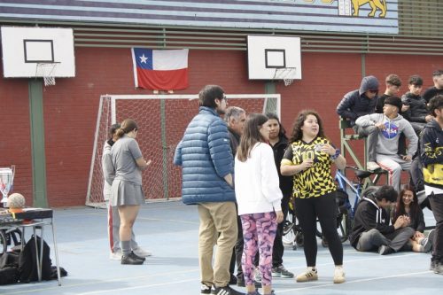 ACTIVIDAD DE  DEPORTE  ADAPTADO (HANDBOL EN  SILLA  DE RUEDAS)