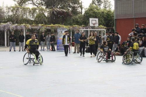 ACTIVIDAD DE  DEPORTE  ADAPTADO (HANDBOL EN  SILLA  DE RUEDAS)