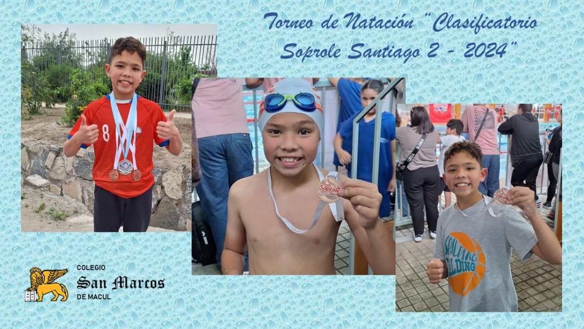 SAN  MARCOS, CLASIFICÓ  A LA FINAL DE  TORNEO DE NATACIÓN  SOPROLE-SANTIAGO 2024