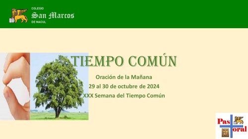 ORACIÓN  DE LA MAÑANA:  29 Y 30 DE OCTUBRE