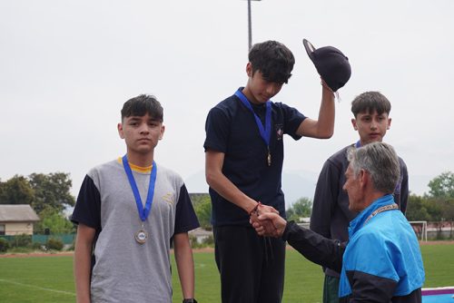 Ceremonia premiación Atletismo 7° a IV Básico – Olimpiadas BostonEduca 2024