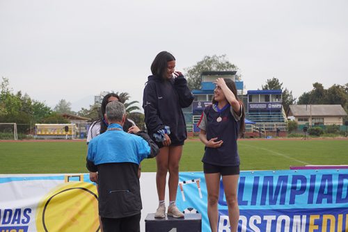 Ceremonia premiación Atletismo 7° a IV Básico – Olimpiadas BostonEduca 2024