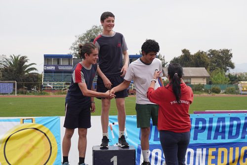 Ceremonia premiación Atletismo 7° a IV Básico – Olimpiadas BostonEduca 2024