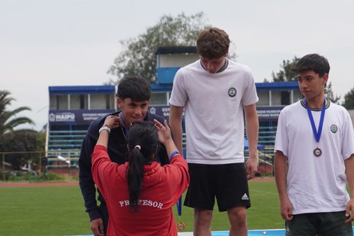 Ceremonia premiación Atletismo 7° a IV Básico – Olimpiadas BostonEduca 2024