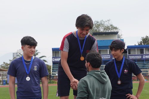 Ceremonia premiación Atletismo 7° a IV Básico – Olimpiadas BostonEduca 2024