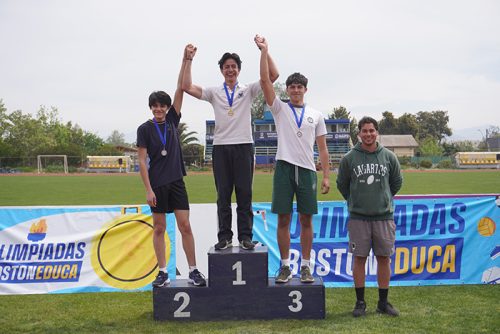 Ceremonia premiación Atletismo 7° a IV Básico – Olimpiadas BostonEduca 2024