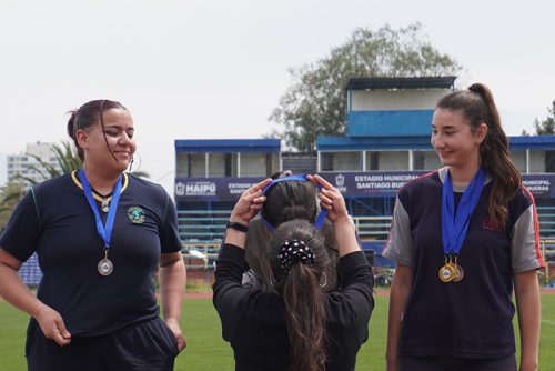 Ceremonia premiación Atletismo 7° a IV Básico – Olimpiadas BostonEduca 2024