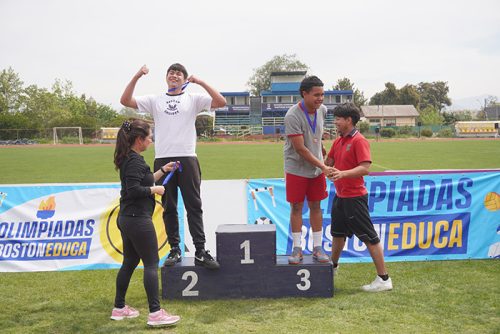 Ceremonia premiación Atletismo 7° a IV Básico – Olimpiadas BostonEduca 2024