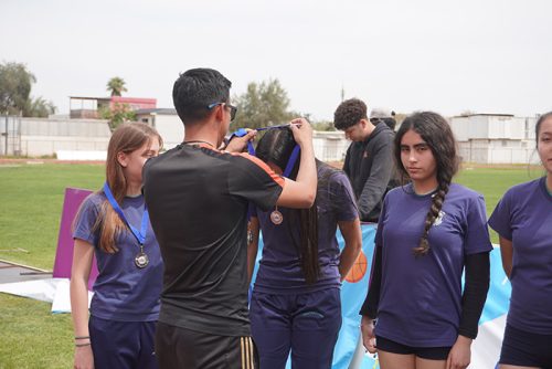 Ceremonia premiación Atletismo 7° a IV Básico – Olimpiadas BostonEduca 2024