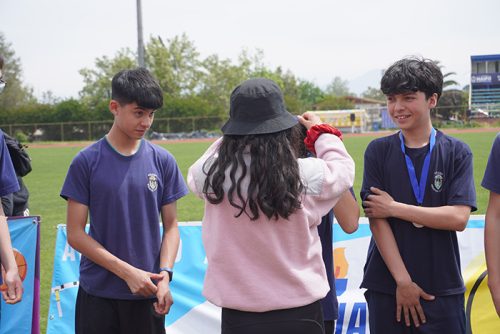 Ceremonia premiación Atletismo 7° a IV Básico – Olimpiadas BostonEduca 2024