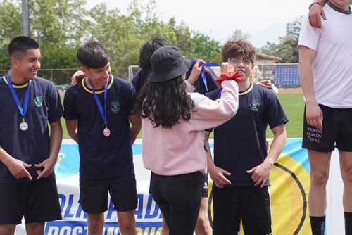 Ceremonia premiación Atletismo 7° a IV Básico – Olimpiadas BostonEduca 2024