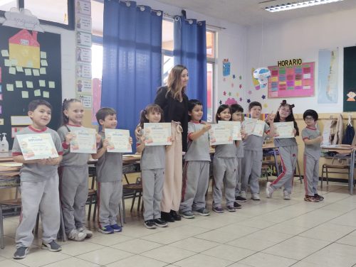 RECONOCIMIENTO  POR  LECTOESCRITURA  A ESTUDIANTES  DE1° BÁSICO
